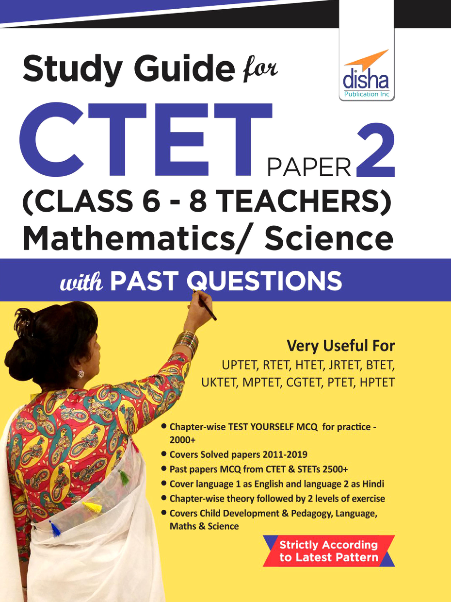 Study Guide for CTET Paper 2 (Class 6 - 8 Teachers) Mathematics/ Science with Past Questions - Page 1