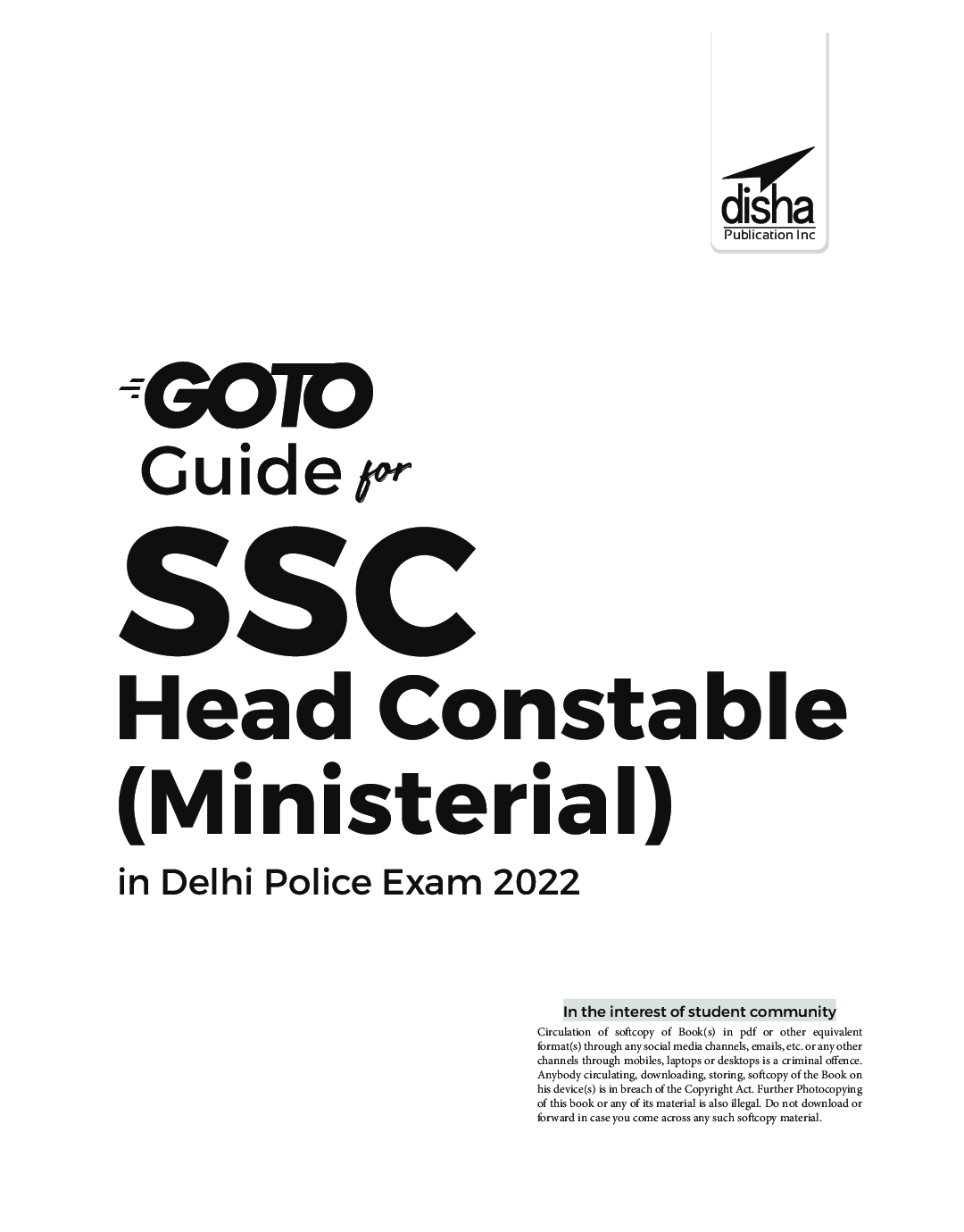 Go To Guide for SSC Head Constable (Ministerial) in Delhi Police Exam 2022 - Page 2