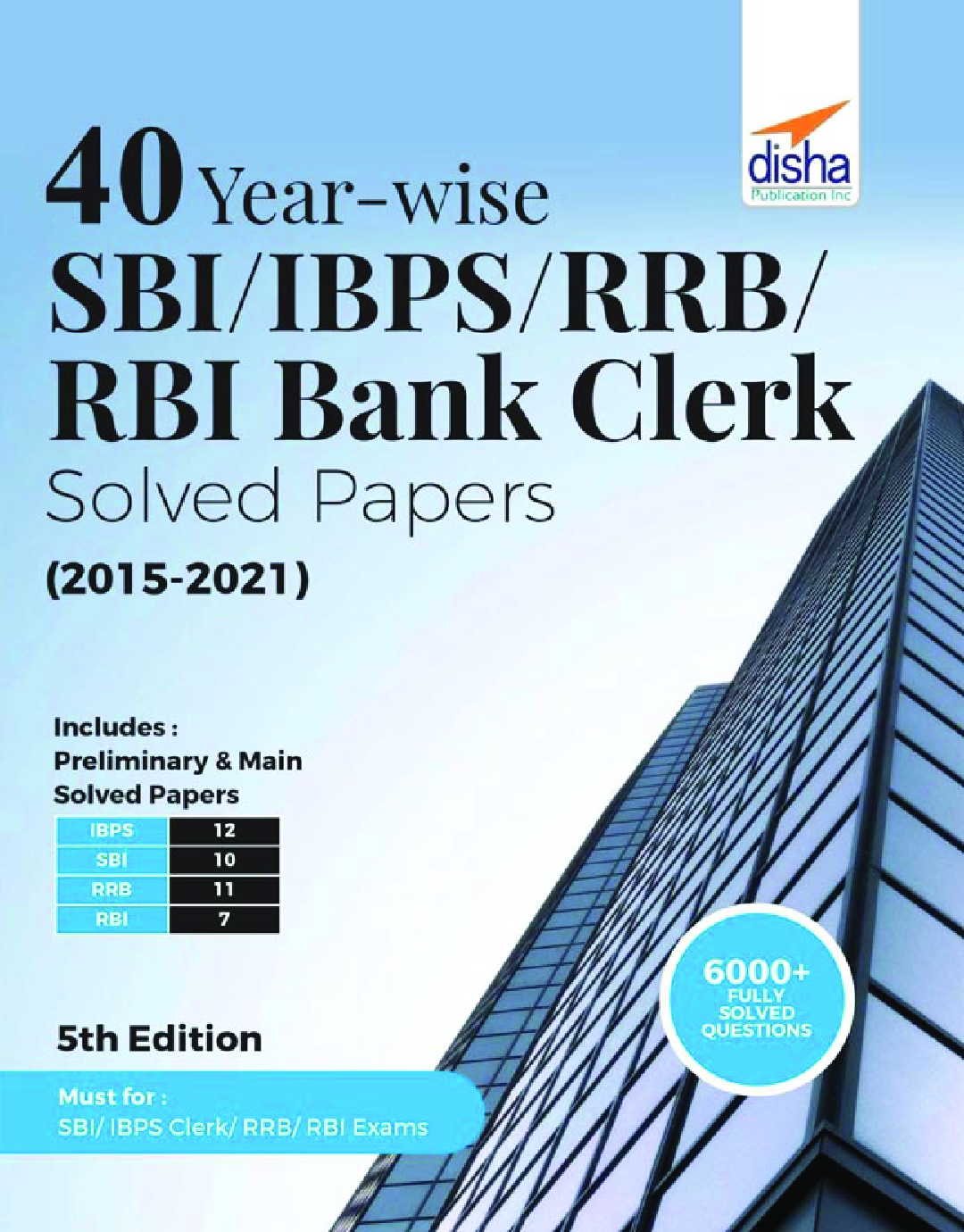40 Year-wise SBI/ IBPS/ RRB/ RBI Bank Clerk Solved Papers (2015-21) 5th Edition - Page 1