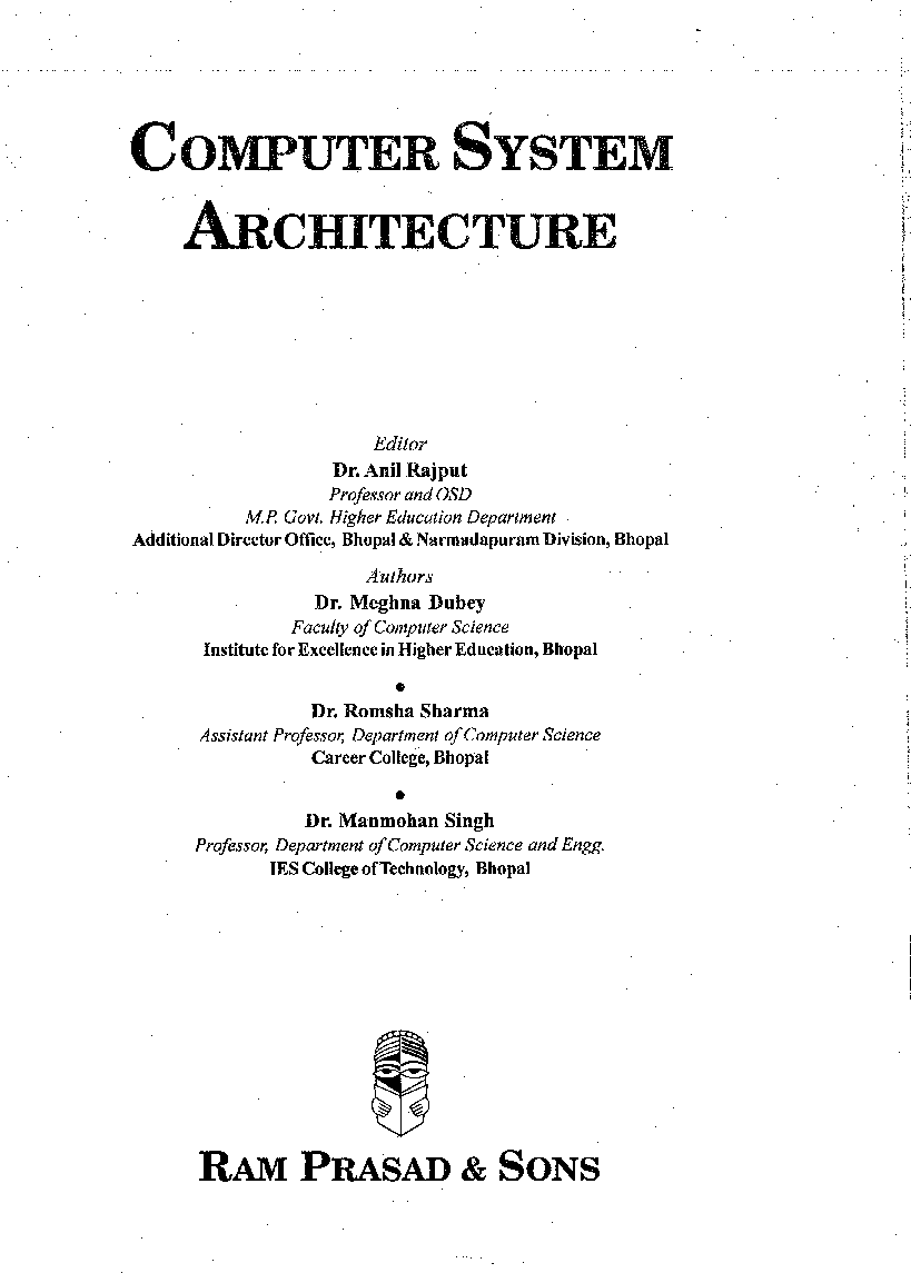 Computer System Architecture (1st Year) - Page 2