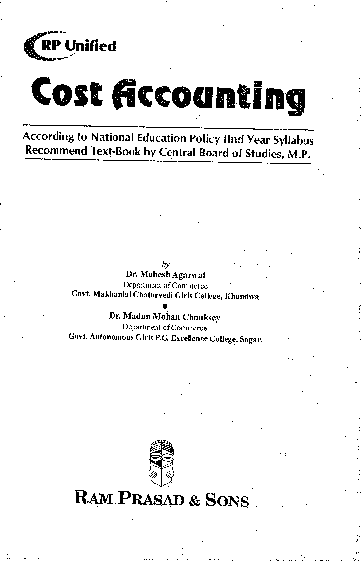 Cost Accounting (Second Year)  - Page 2