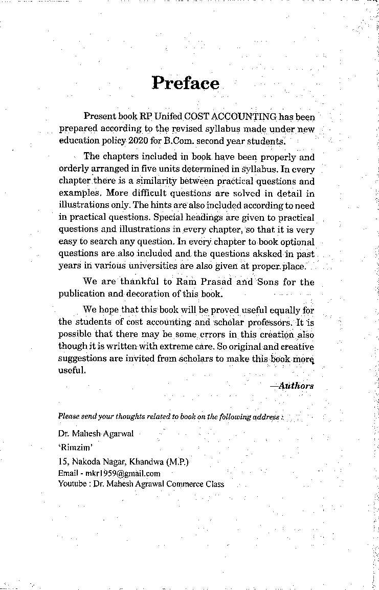 Cost Accounting (Second Year)  - Page 4