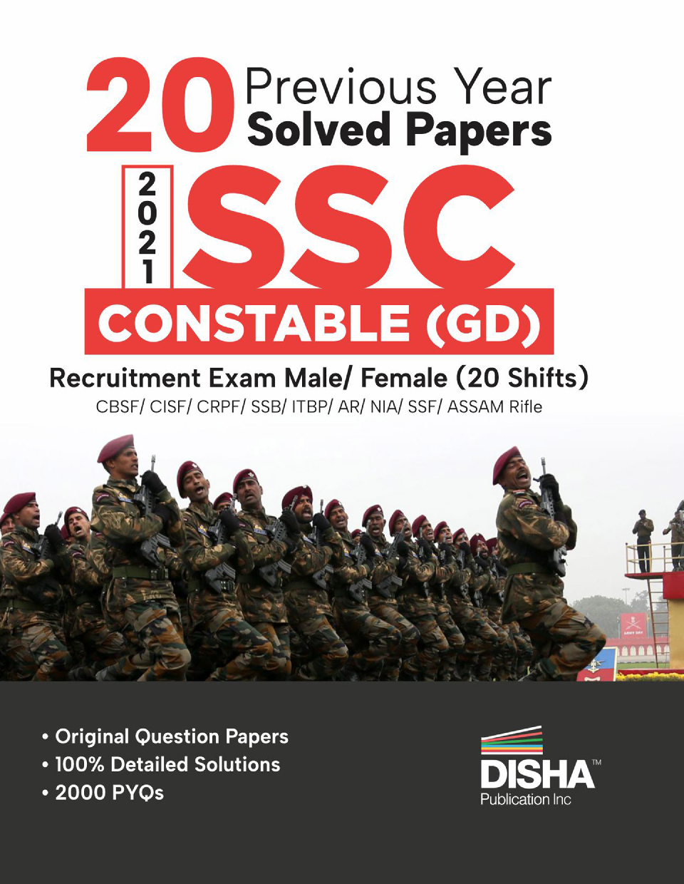 20 Previous Year Solved Papers 2021 SSC Constable (GD) Recruitment Exam Male / Female (20 shifts) English Edition - Page 1