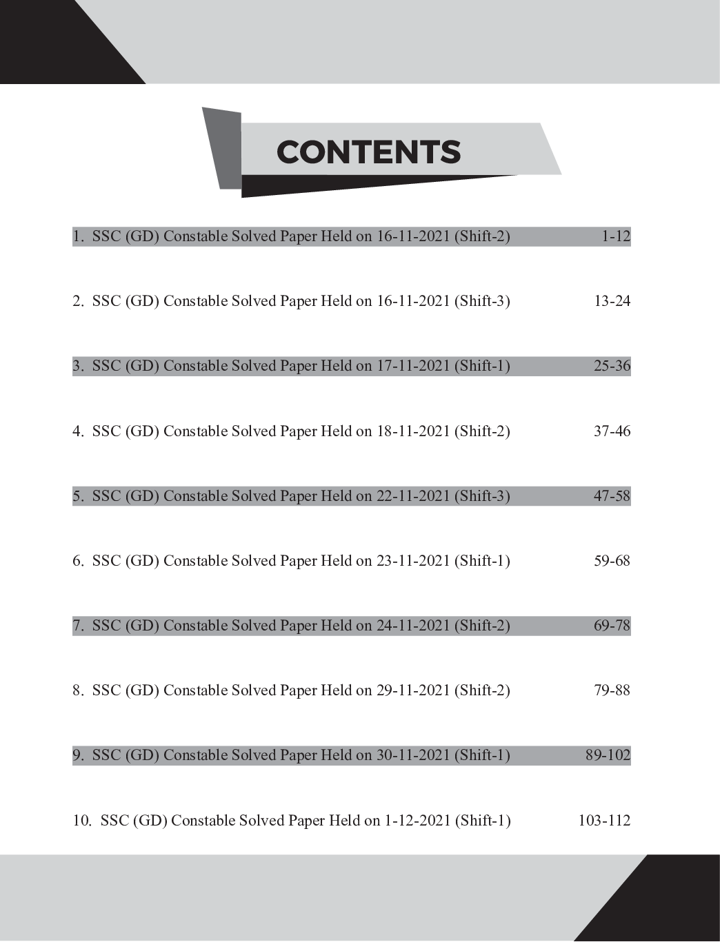 20 Previous Year Solved Papers 2021 SSC Constable (GD) Recruitment Exam Male / Female (20 shifts) English Edition - Page 4