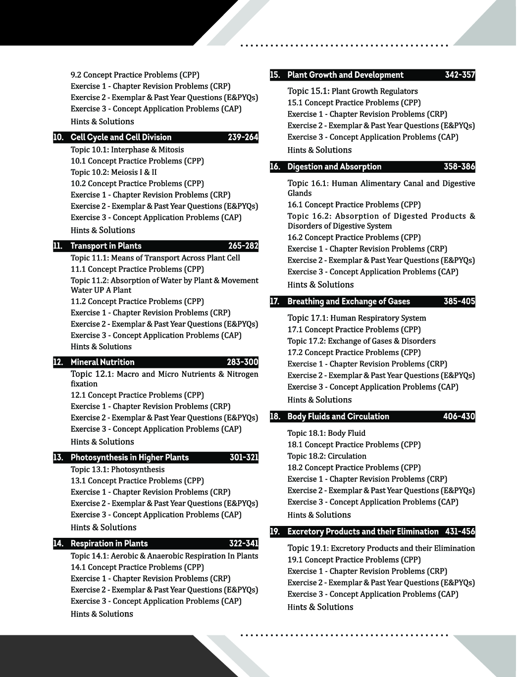 GO TO Objective NEET Biology Guide with DPP & CPP Sheets 9th Edition  - Page 5