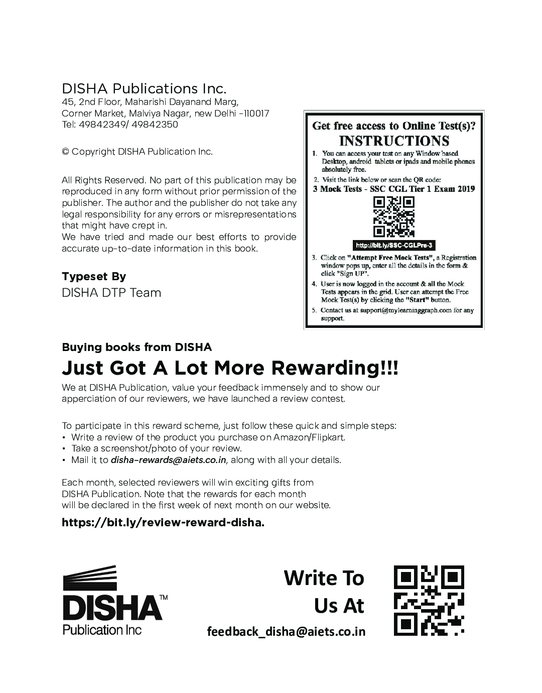 Ultimate Guide to SSC CGL - Combined Graduate Level - Tier I & Tier II (New Pattern) Exam with Previous Year Questions & 5 Online Practice Sets 8th Edition - Page 3
