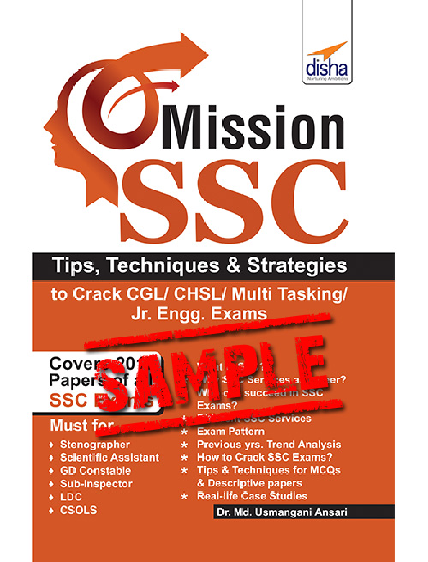 Mission SSC - Tips, Techniques & Strategies to Crack CGL/ CHSL/ Multi Tasking/ Jr. Engg. Exams - Page 1