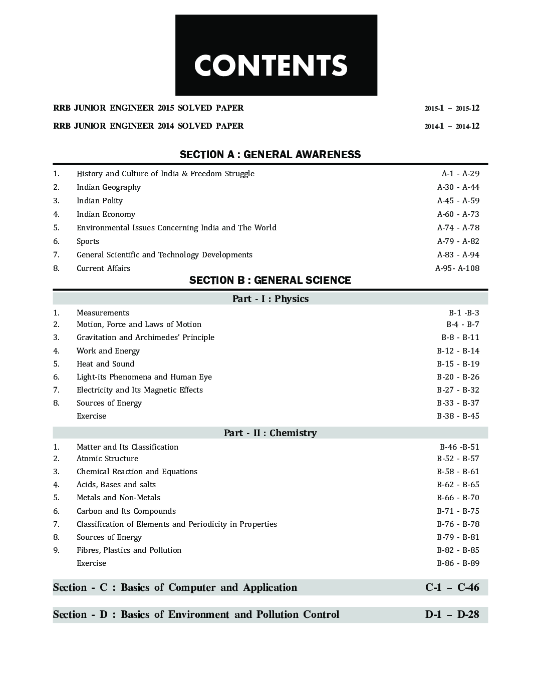 Guide to RRB Junior Engineer Stage II Civil & Allied Engineering 3rd Edition - Page 4