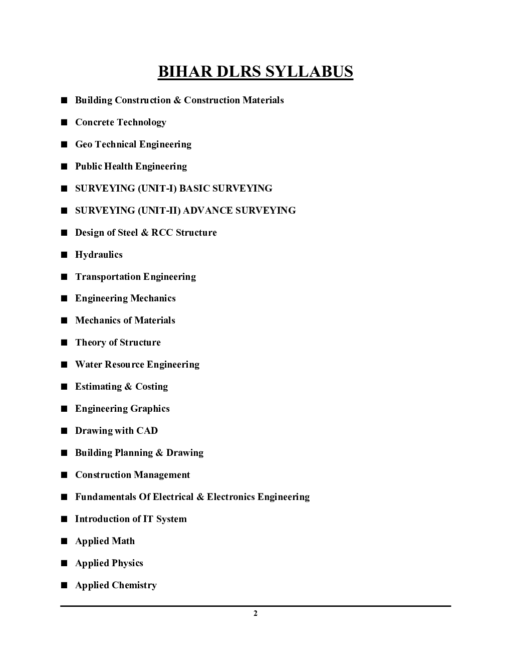 Bihar DLRS अध्ययन सामग्री सहित प्रश्न बैंक भर्ती परीक्षा 2023-24 - Page 3