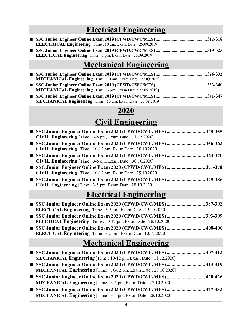 SSC JE General Intelligence & Reasoning Civil/Electrical/Mechanical Engineering Solved Papers 2023-24 - Page 5