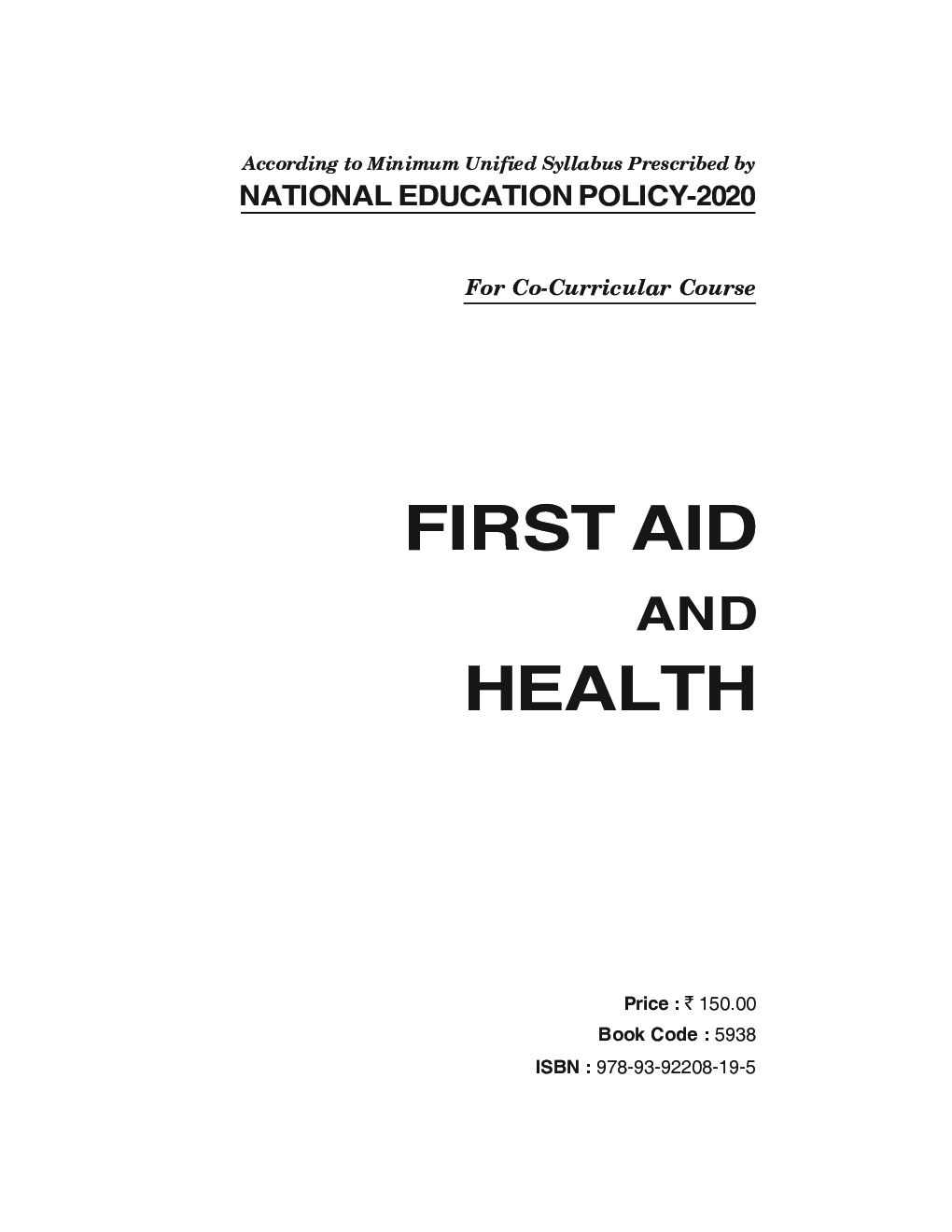 First Aid and Health 2nd Semester for Co- Curriculum Course Syllabus - Page 2