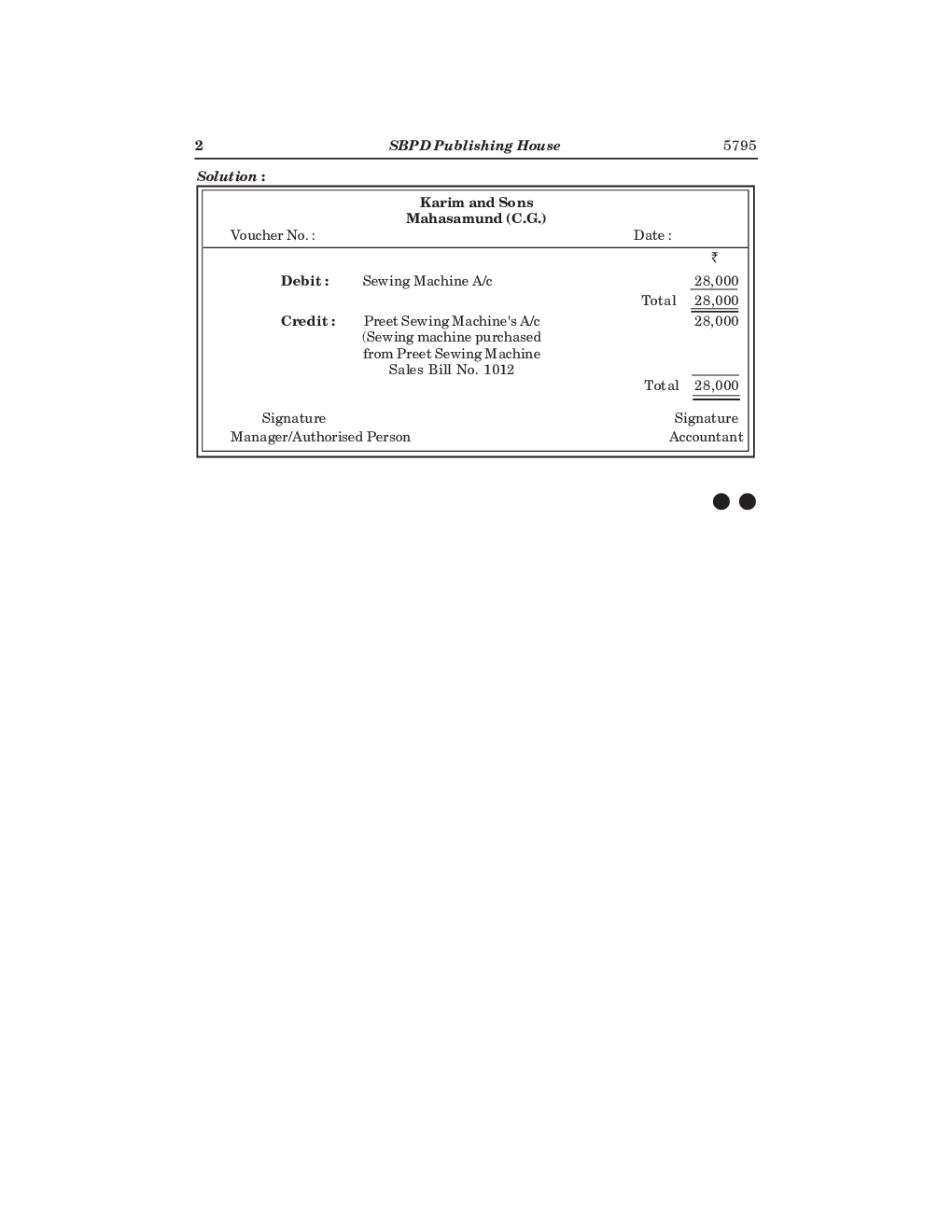 Solutions to PRACTICAL PROBLEMS In ACCOUNTANCY 11th - Page 5