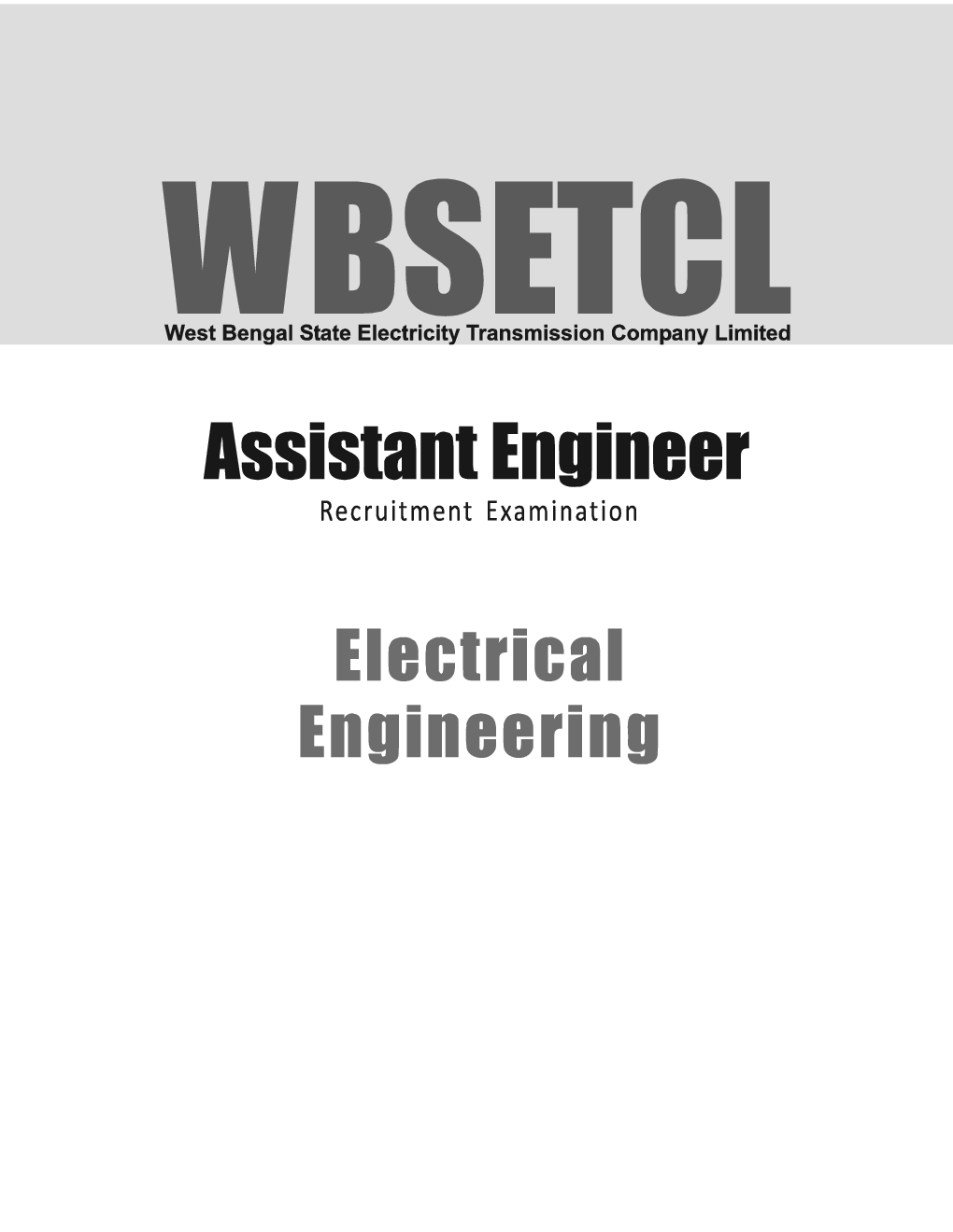 WBSETCL Assistant Engineer - Electrical Engineering 2023-24 - Page 2
