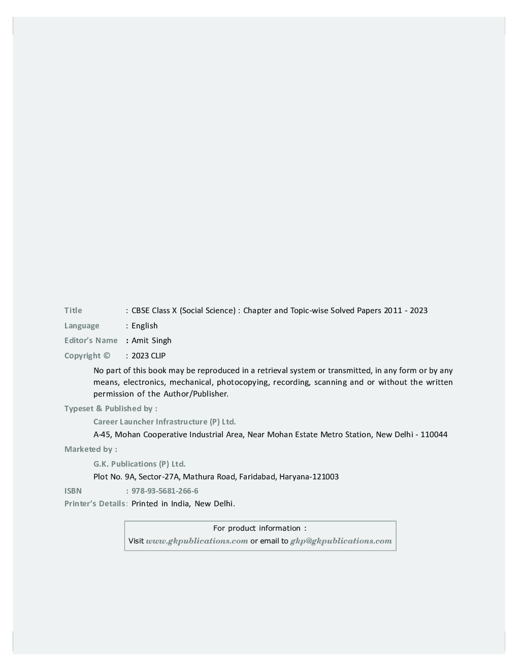 CBSE Class X 2024 Chapter and Topic-wise Solved Papers 2011 - 2023 Social Science - Page 3