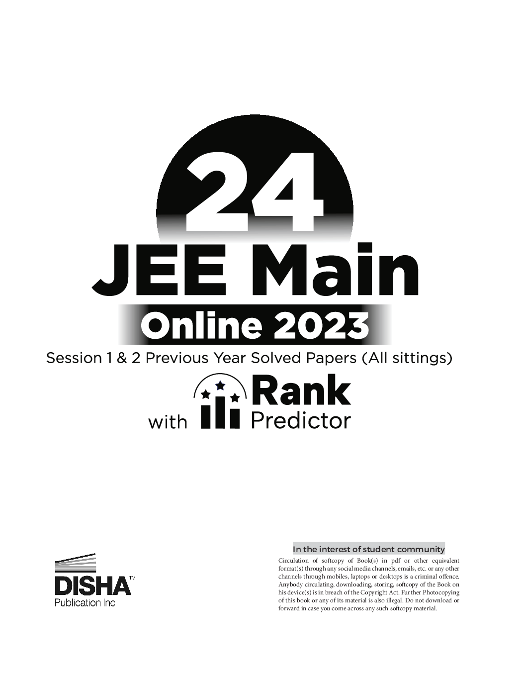 24 JEE Main Online 2023 Previous Year Solved Papers (All sittings) with Rank Predictor - Page 2