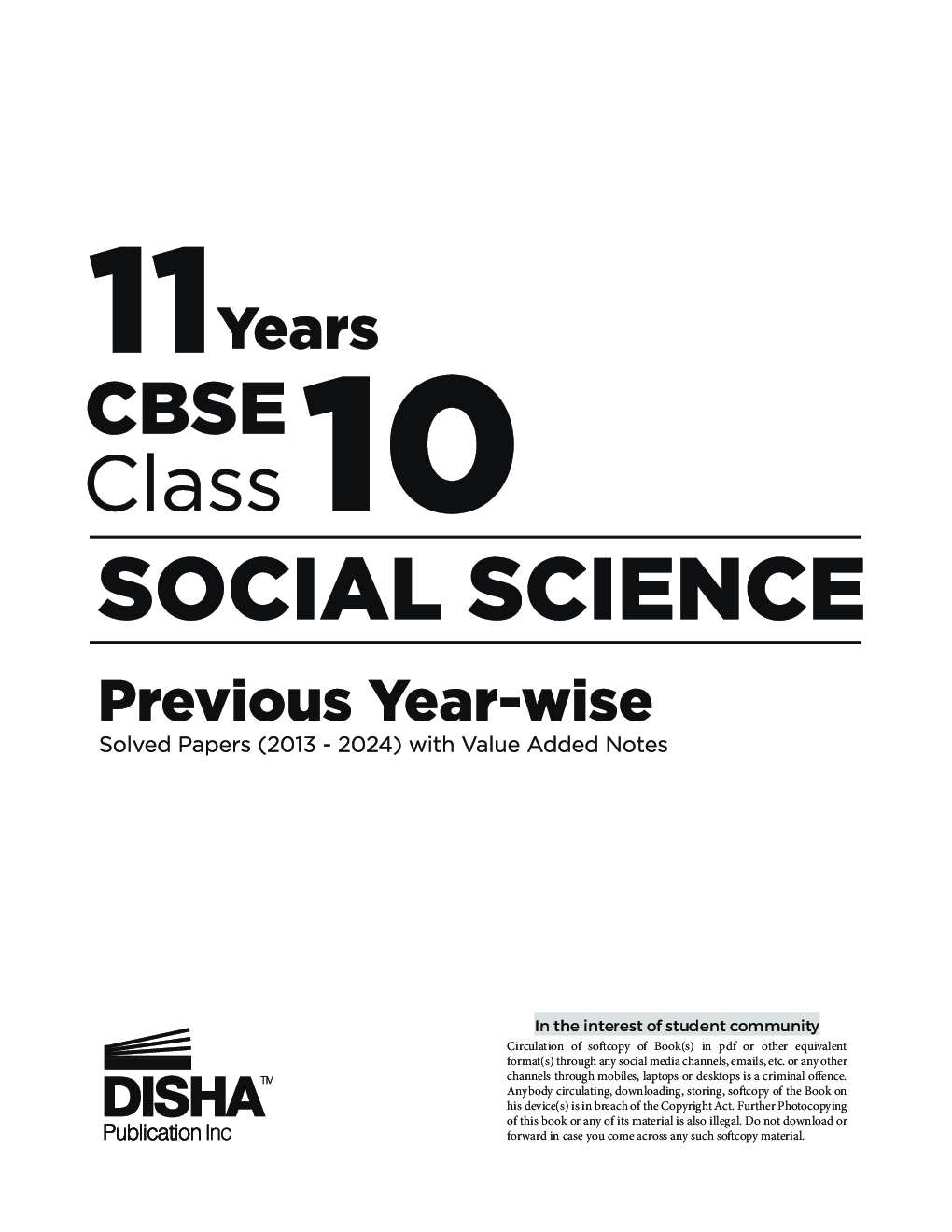 11 Years CBSE Class 10 Social Science Previous Year-wise Solved Papers (2013 - 2023) with Value Added Notes | Previous Year Questions PYQs  - Page 2