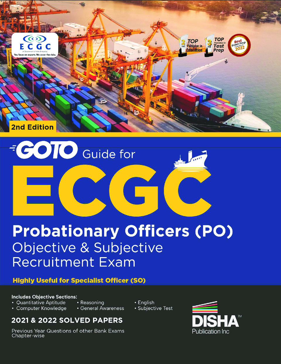 GoTo Guide for ECGC Probationary Officers (PO) Objective & Descriptive Recruitment Exams 2nd Edition | Also useful for Specialist Officer | Previous Year Solved Papers - Page 1