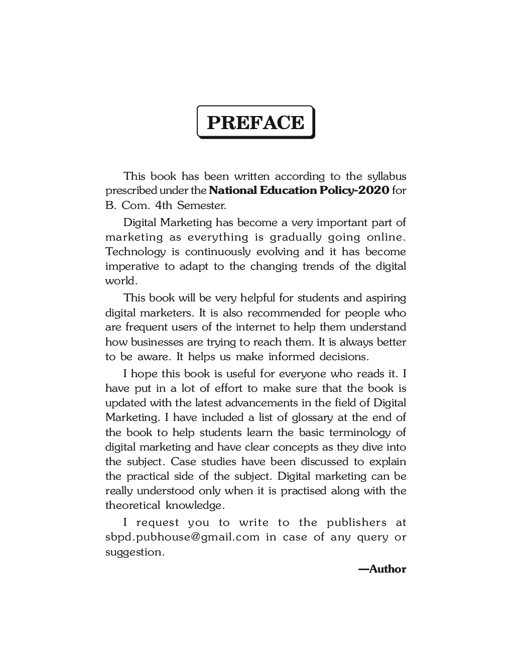 Digital Marketing B.Com 4th Semester Syllabus Prescribed By National Education Policy (NEP) - Page 5