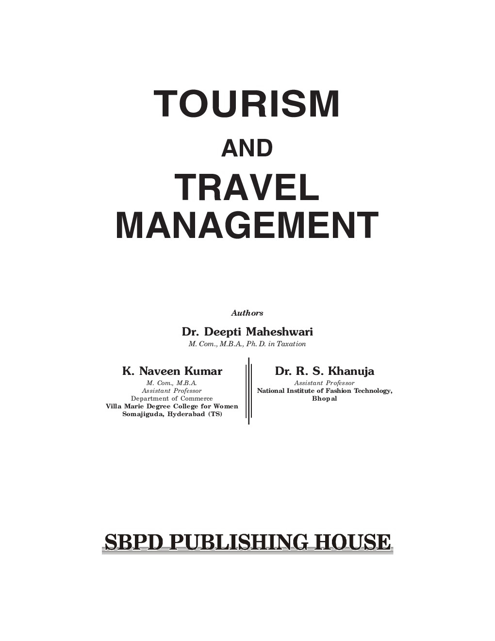 NEP Tourism - Travel Management B.Com 4th Semester - Page 3