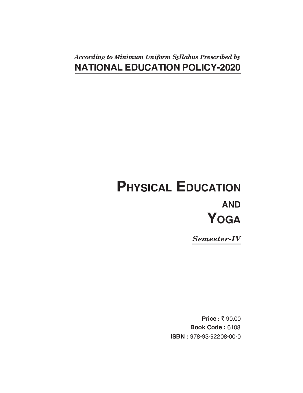 NEP Physical Education And Yoga BA 4th Semester - Page 2