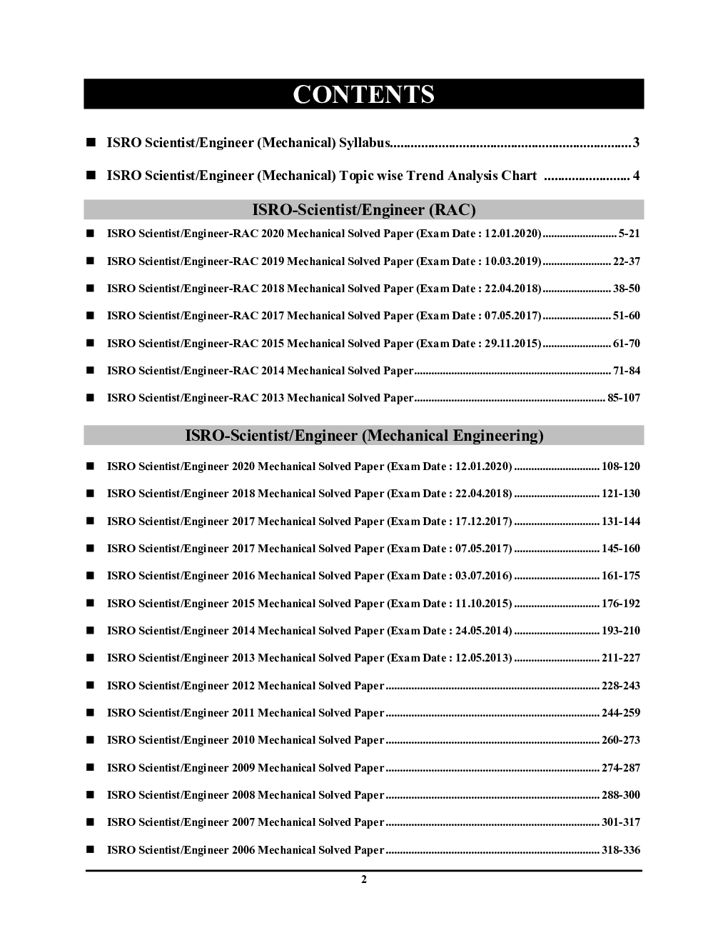 ISRO Scientist/Engineer RAC & Mechanical Engineering Solved Papers 2023-24 - Page 3