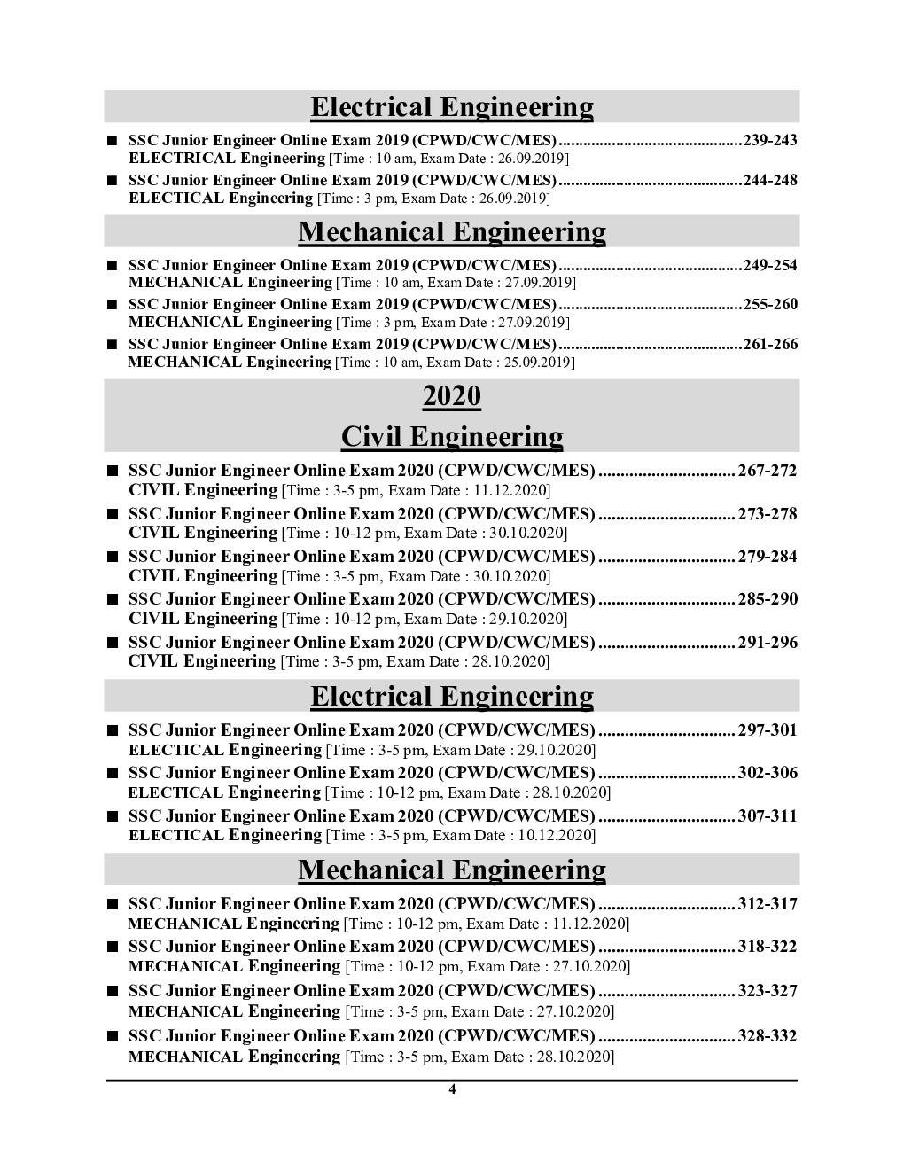 SSC JE Civil, Electrical & Mechanical Engineering General Awareness Solved Papers 2023-24 - Page 5
