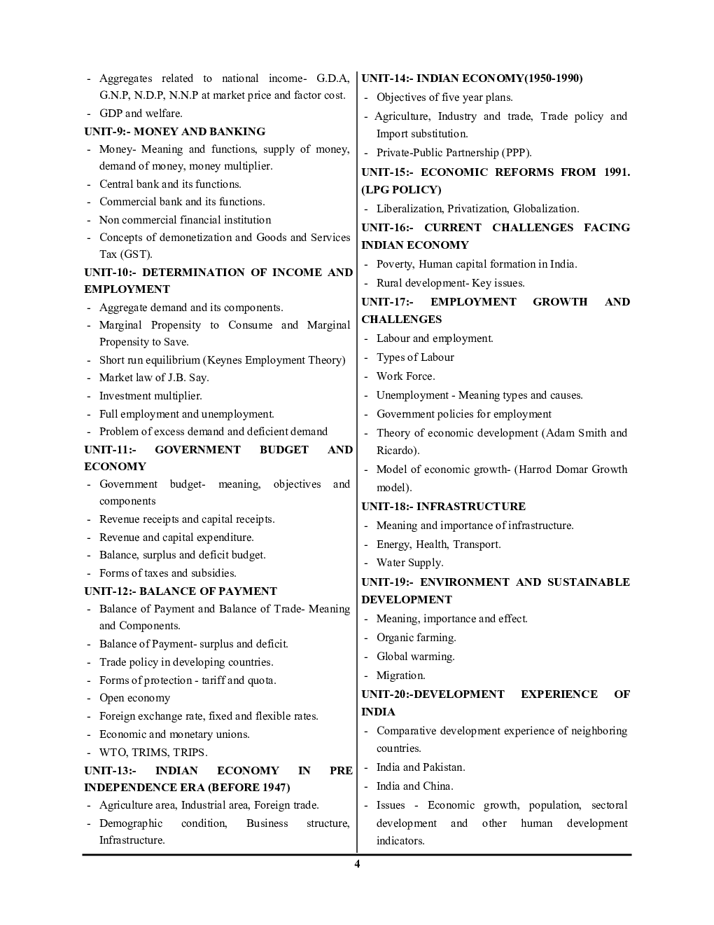 MP High School Selection Test अर्थशास्त्र वर्ग -1 सॉल्व्ड पेपर्स एवं प्रैक्टिस बुक 2023-24 - Page 5