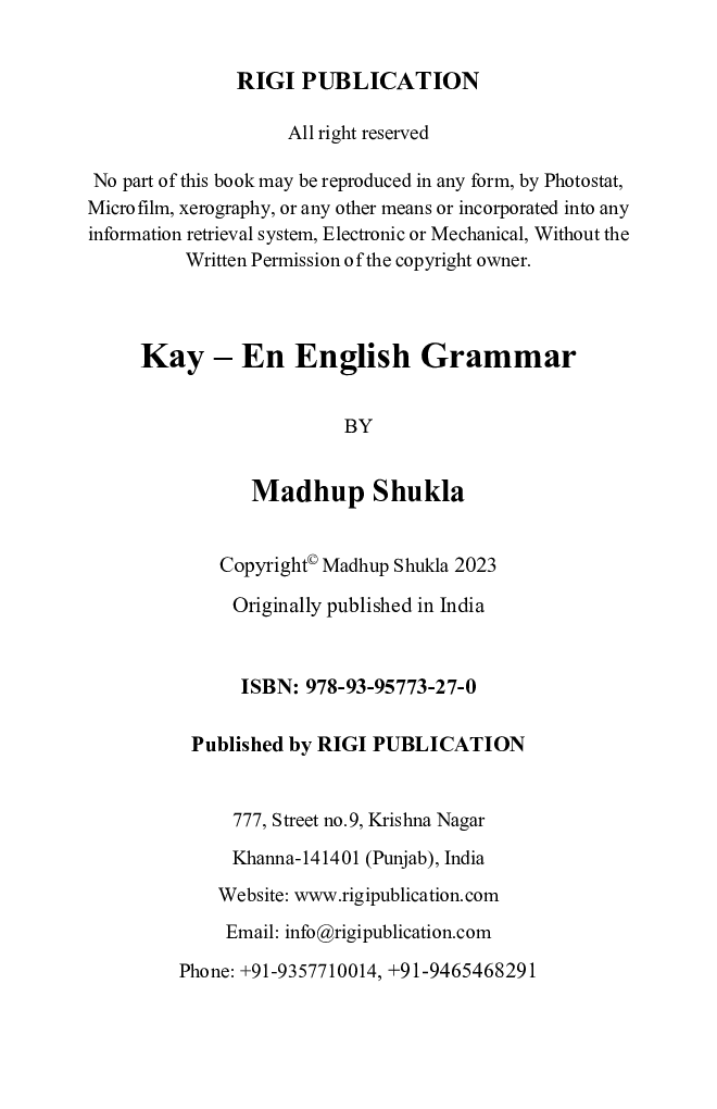 Kay - En English Grammar - Page 3