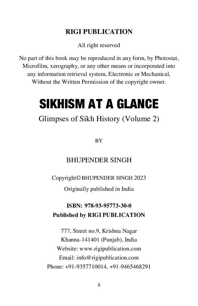 Shikhism At A Glance - Page 3