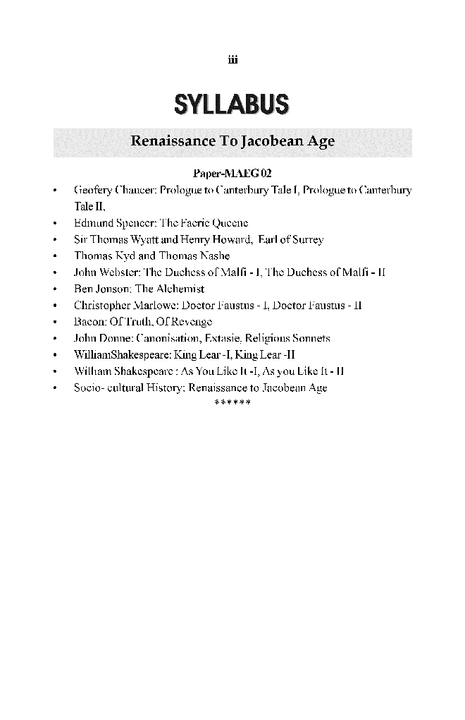 Renaissance to Jacobean Age - Page 4