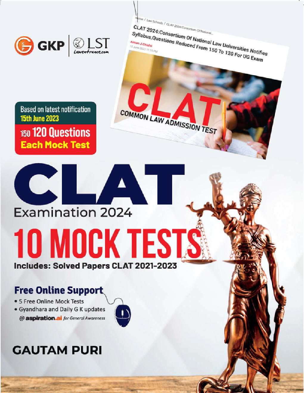 CLAT 10 Mock Tests 2024 - Page 1