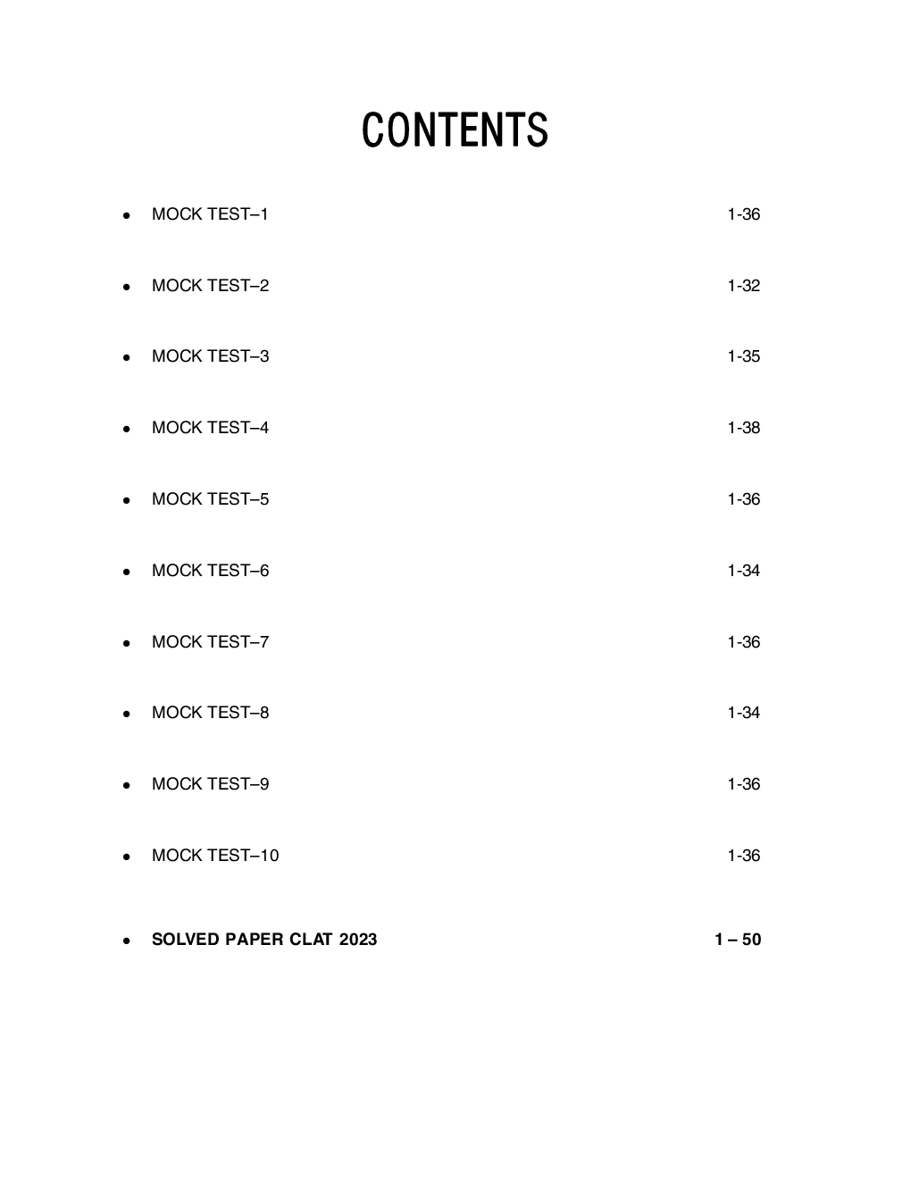 CLAT 10 Mock Tests 2024 - Page 4