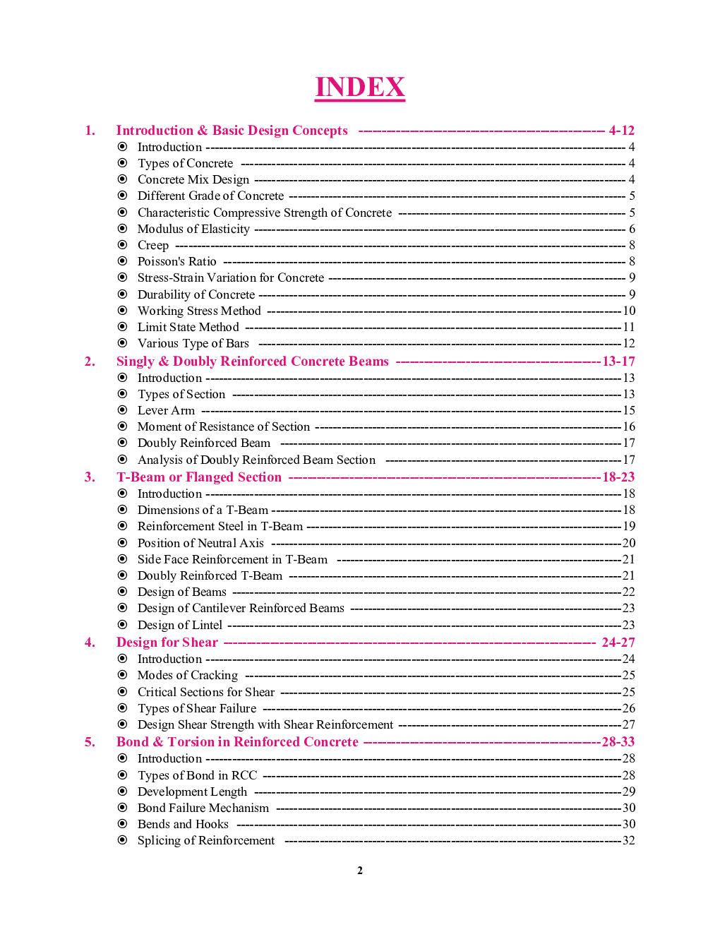 SSC/UPPSC/UPPCL/DSSB/DDA JE Civil Engineering Pictorial Booklet Vol.-11 Reinforced Cement Concrete Design 2023-24 - Page 3