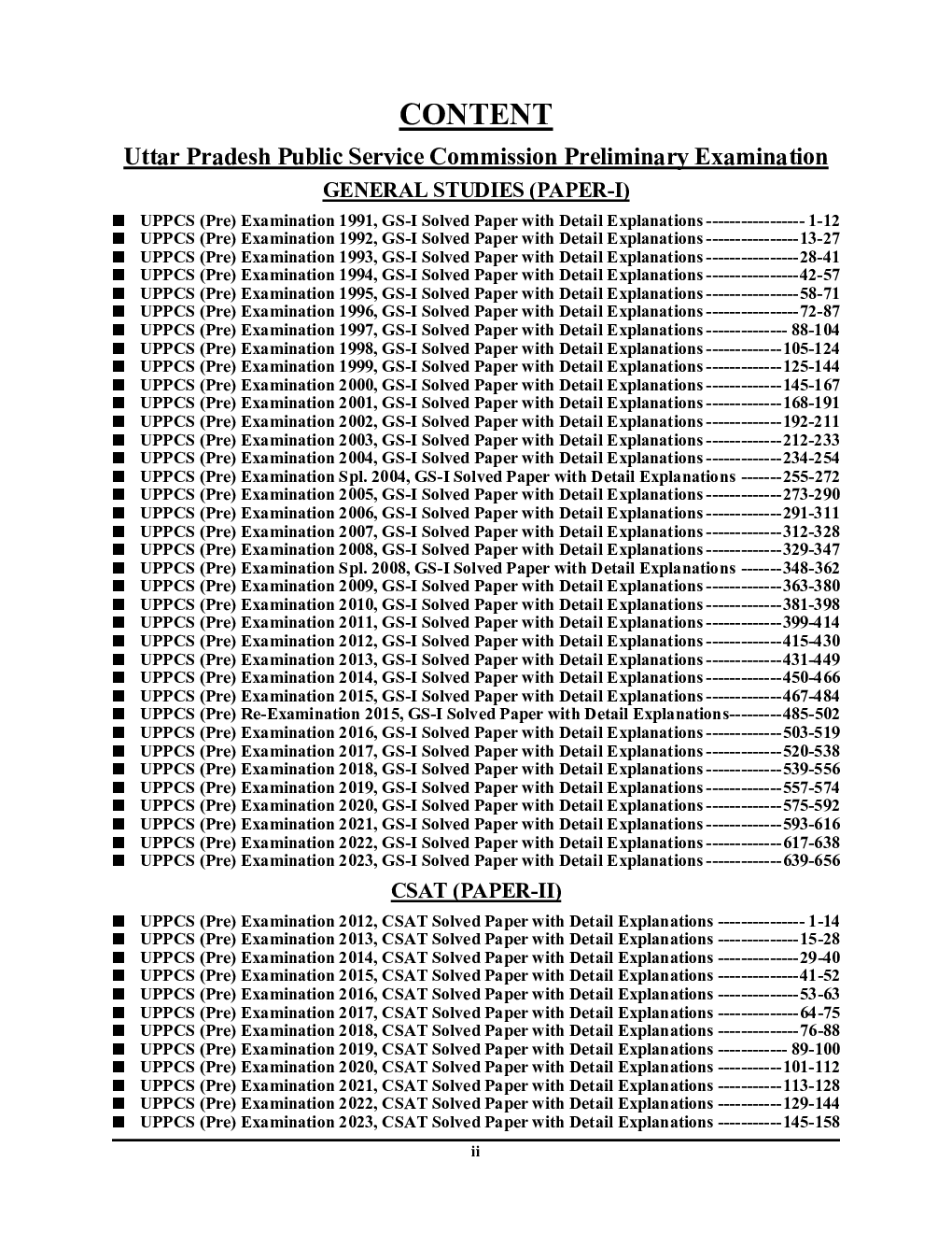 UPPCS (Pre) General Studies & CSAT Yearwise & Topicwise Solved Papers 2023-24 - Page 3