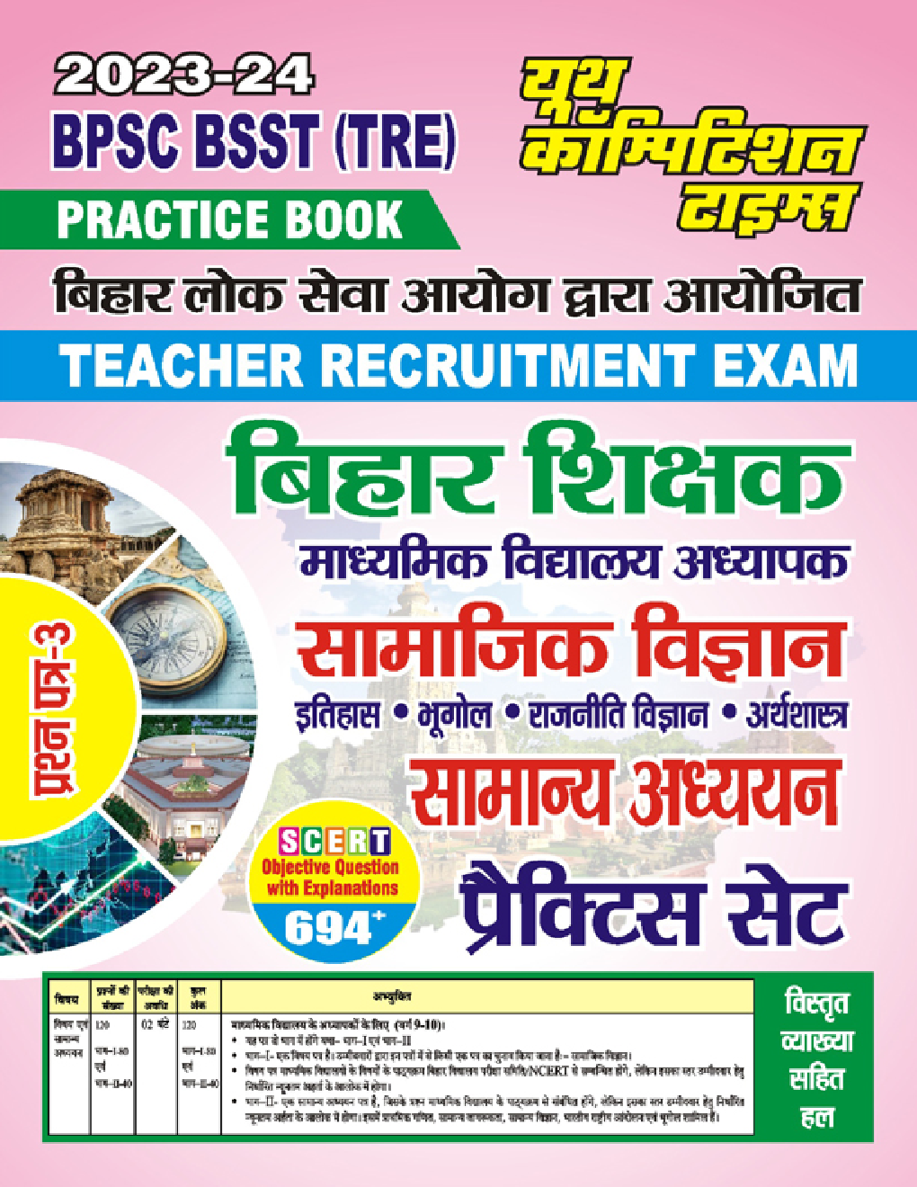 BPSC BSST (TRE) बिहार शिक्षक माध्यमिक विद्यालय अध्यापक सामाजिक विज्ञान सामान्य अध्ययन प्रैक्टिस सेट 2023-24 - Page 1