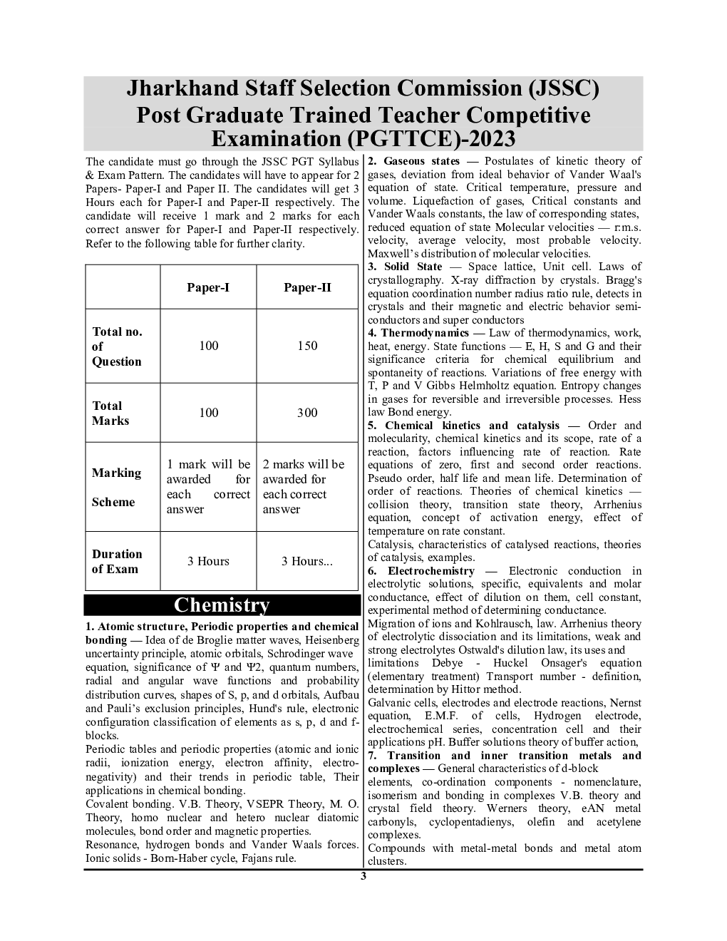 JSSC PGT Chemistry Solved Papers & Practice Book 2023-24 - Page 4
