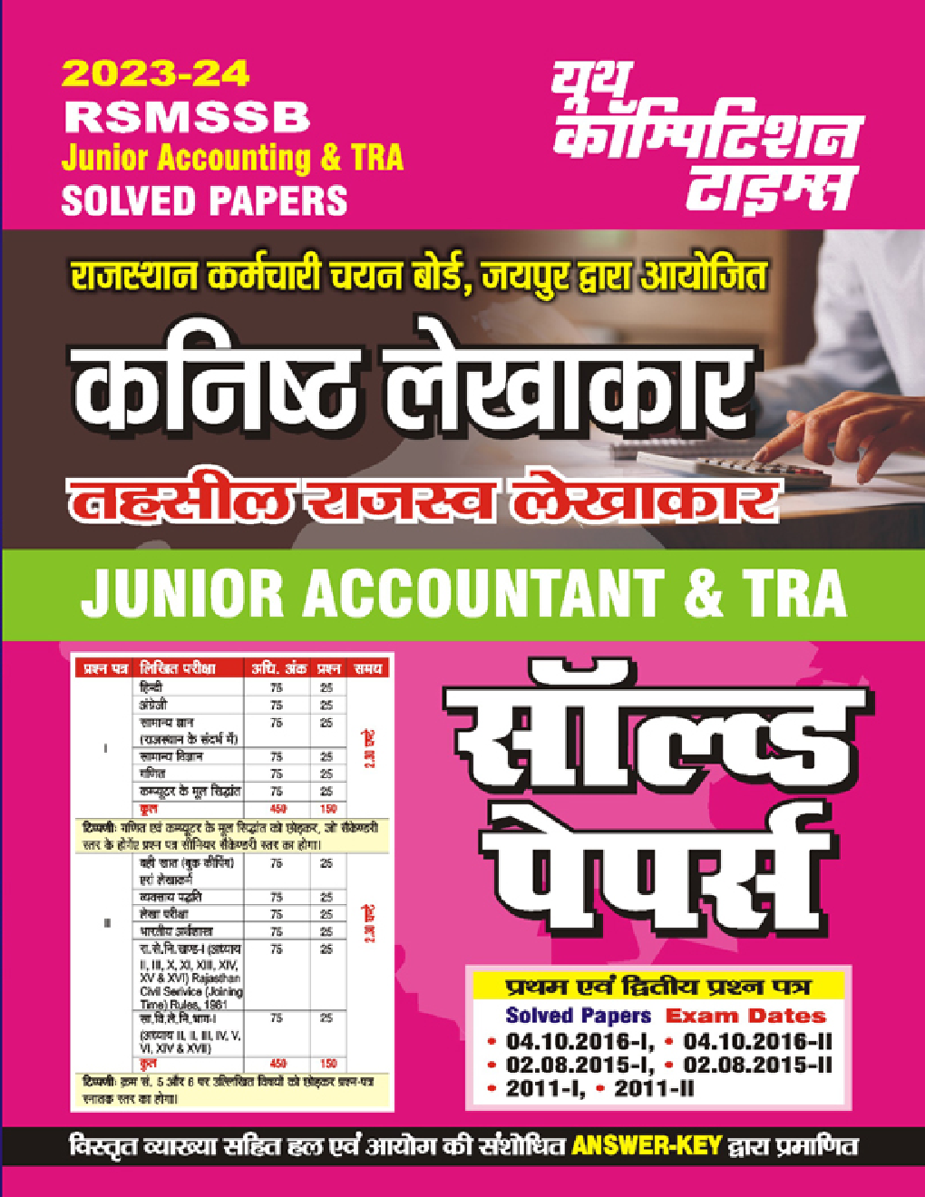 RSMSSB कनिष्ठ लेखाकार तहसील राजस्व लेखाकार (Junior Accountant & TRA)सॉल्व्ड पेपर्स 2023-24 - Page 1