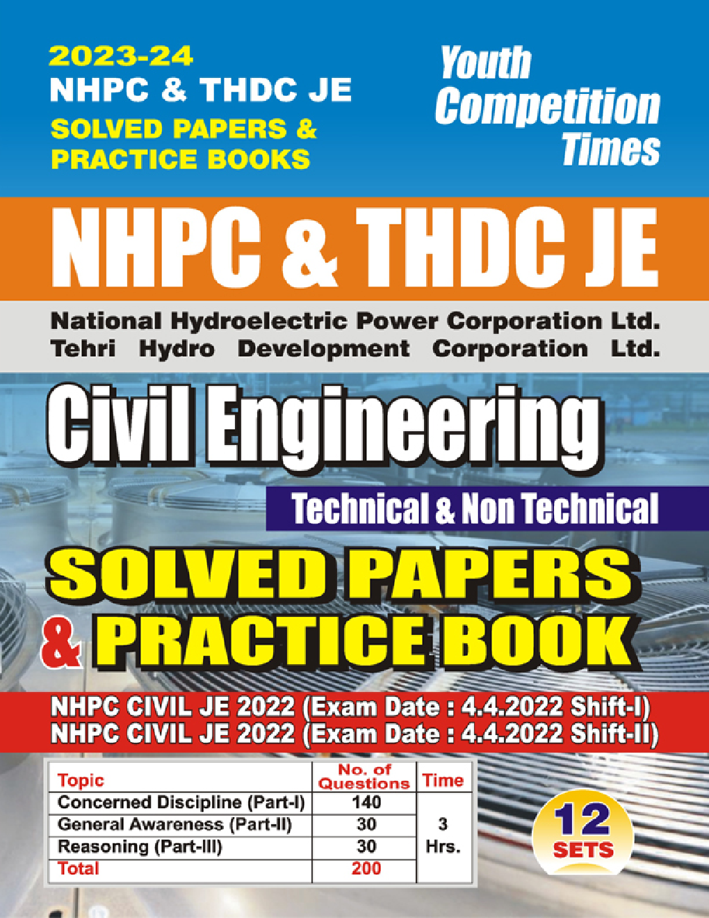 NHPC & THDC JE Civil Engineering Solved Papers & Practice Book 2023-24 - Page 1