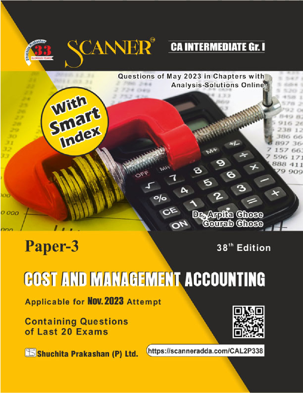 Shuchita Prakashan Scanner CA Intermediate Group - I Paper -3 Cost and Management Accounting (Applicable for Nov. 2023) - Page 1