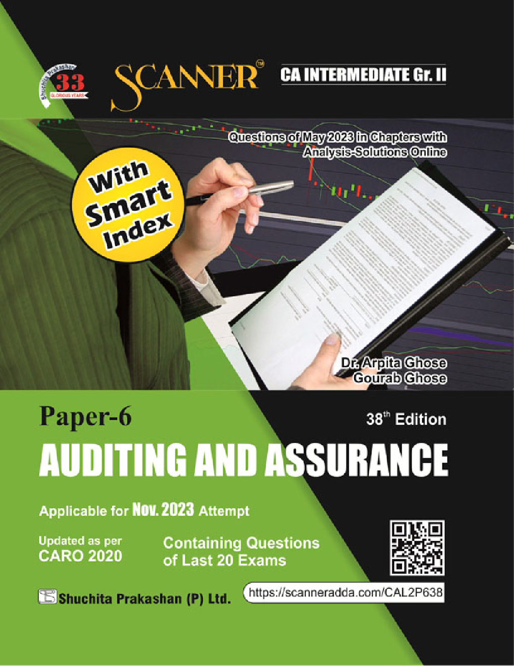 Shuchita Prakashan Scanner CA Intermediate Group - II Paper - 6 Auditing and Assurance (Applicable for Nov. 2023) - Page 1