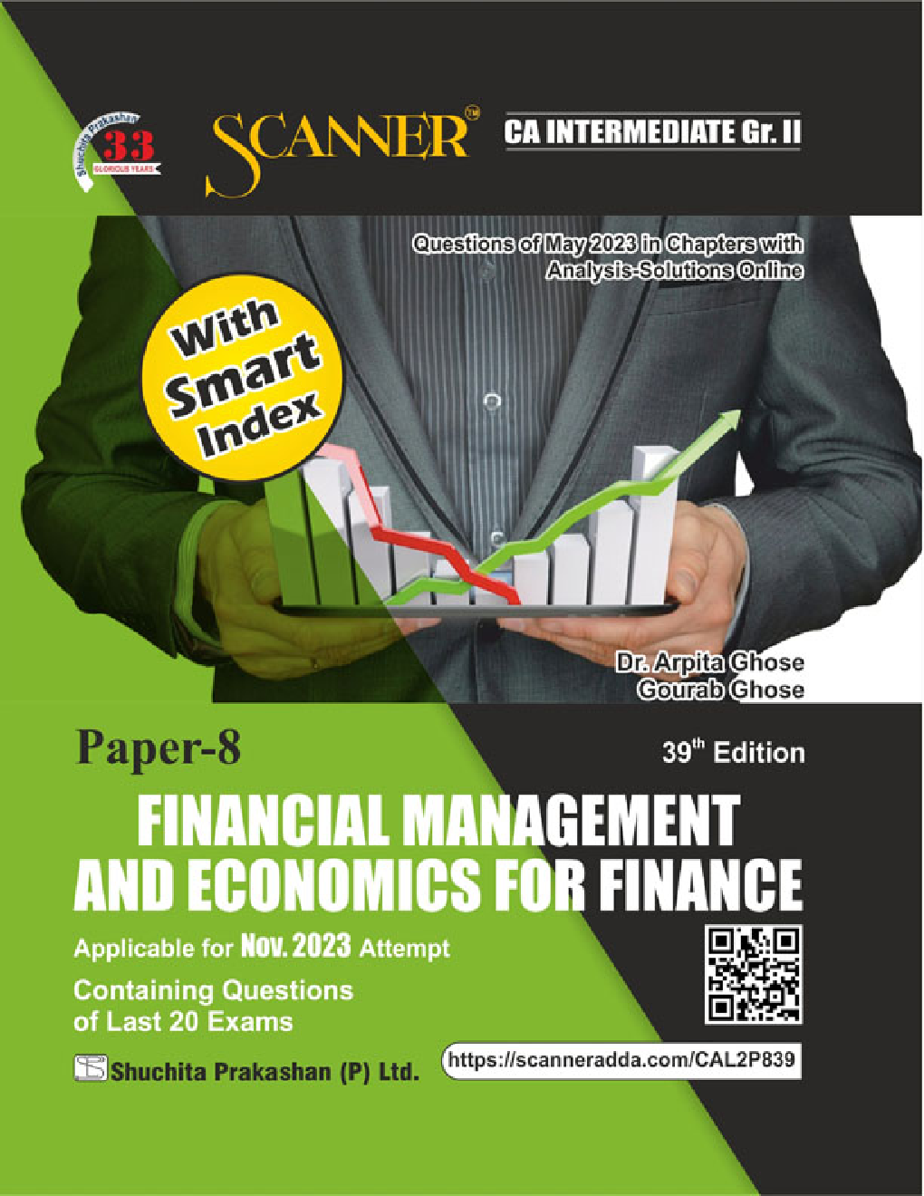 Shuchita Prakashan Scanner CA Intermediate Group - II Paper - 8 Financial Management and Economics for Finance (Applicable for Nov. 2023) - Page 1