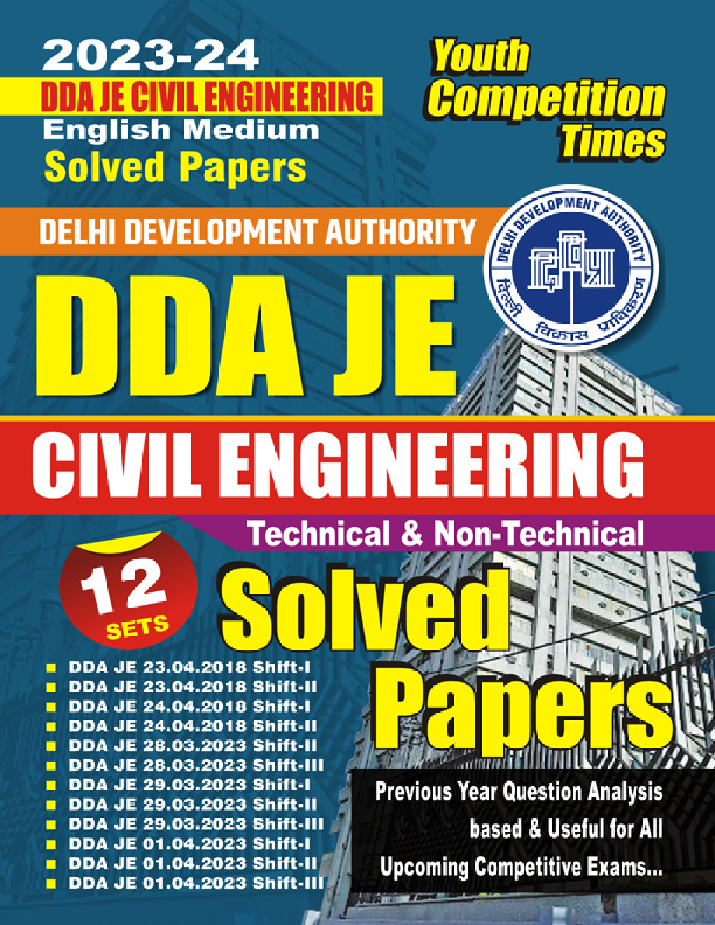 DDA JE Civil Engineering Technical & Non-Technical Solved Papers 2023-24 - Page 1