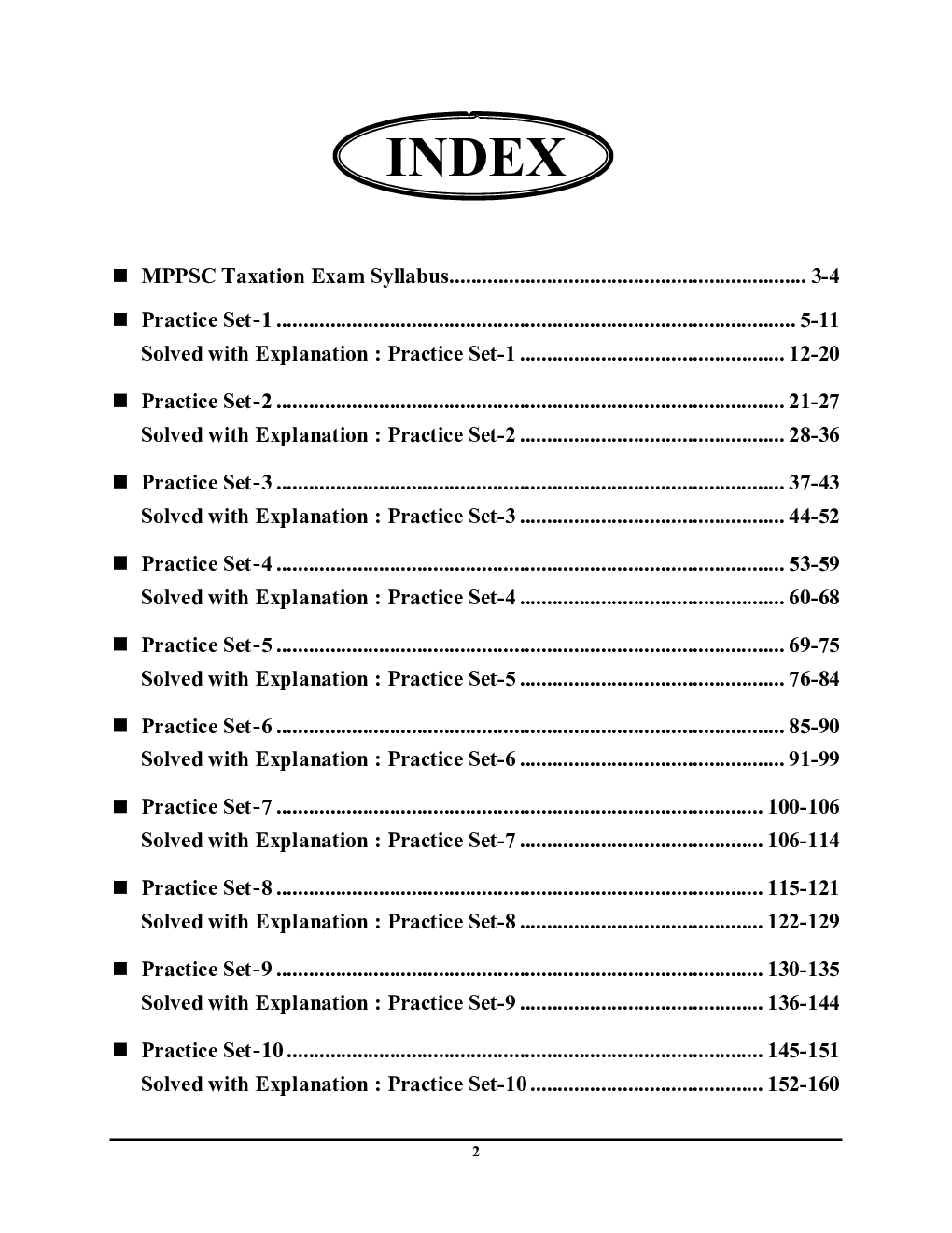 MPPSC Taxation Assistant Practice Book Part-1 & II 2023-24 - Page 3