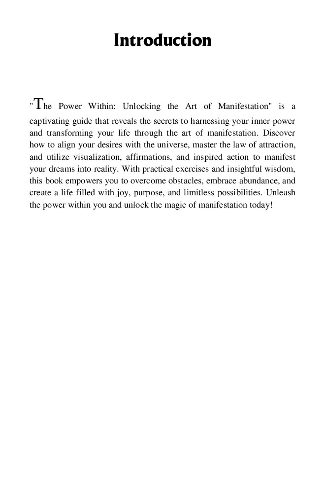 The Power Within: Unlocking The Art Of Manifestation - Page 4