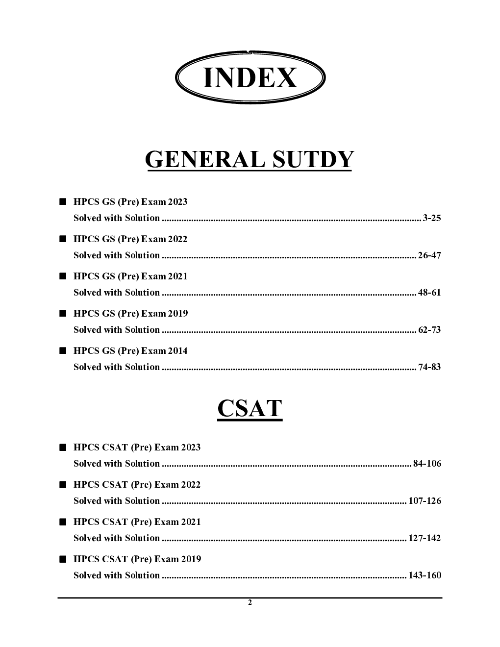 HPSC HCS Paper-I & II General Study & C-SAT Solved Papers 2023-24 - Page 3