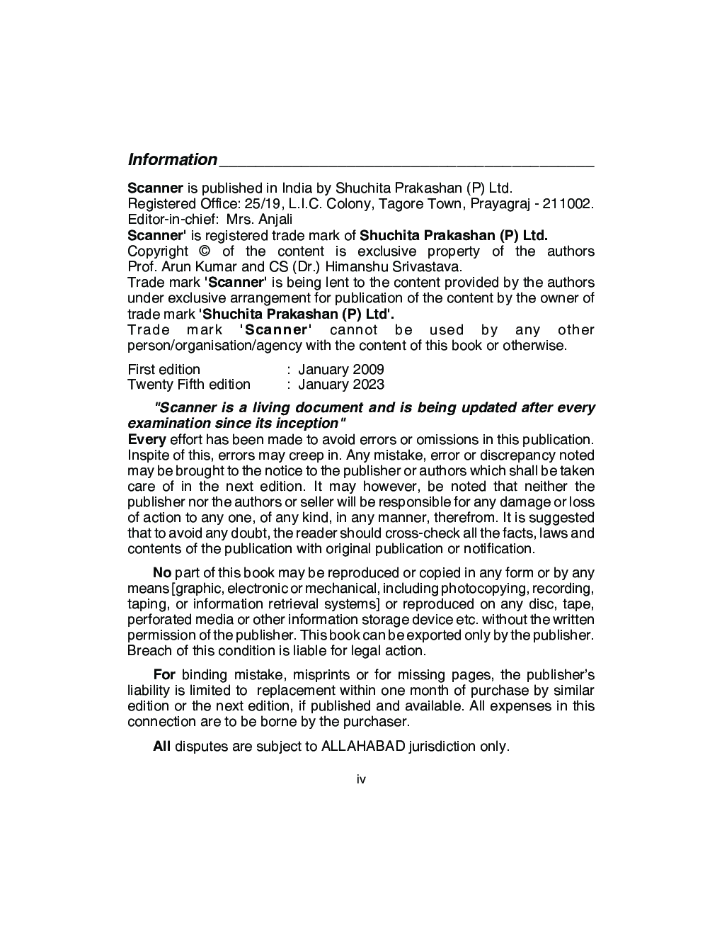 Shuchita Prakashan Scanner CS Executive Programme Module - I (2022 Syllabus) Paper -3 Setting Up of Business, Industrial and Labour Laws - Page 5