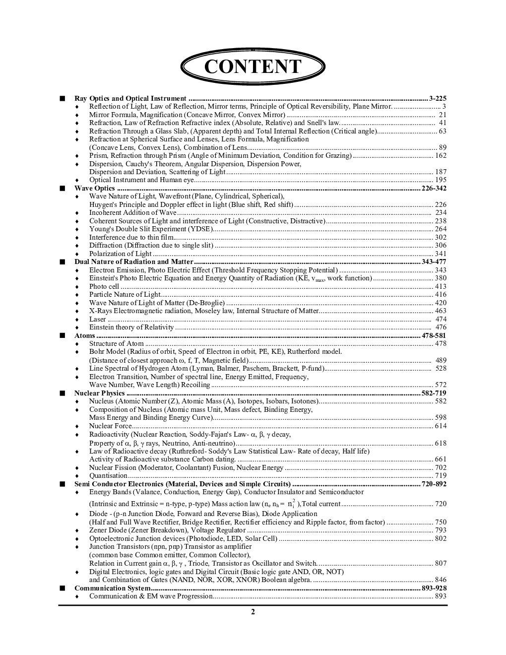 NEET Objective Optics & Modern Physics Chapterwise And Sub-Topicwise 50,000 MCQ's 2023-24 - Page 3