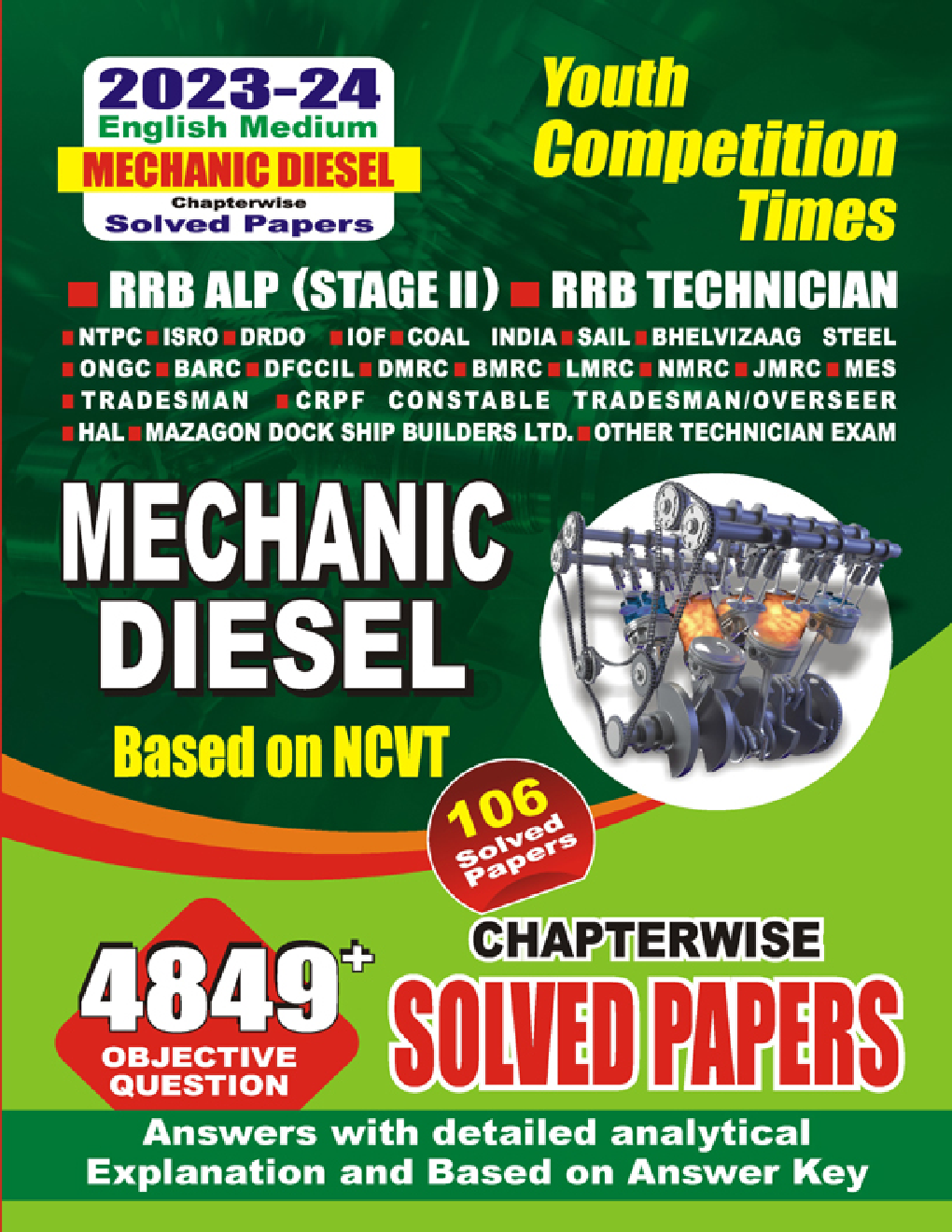 RRB ALP (Stage-II) Mechanic Diesel Chapterwise Solved Papers 2023-24 - Page 1