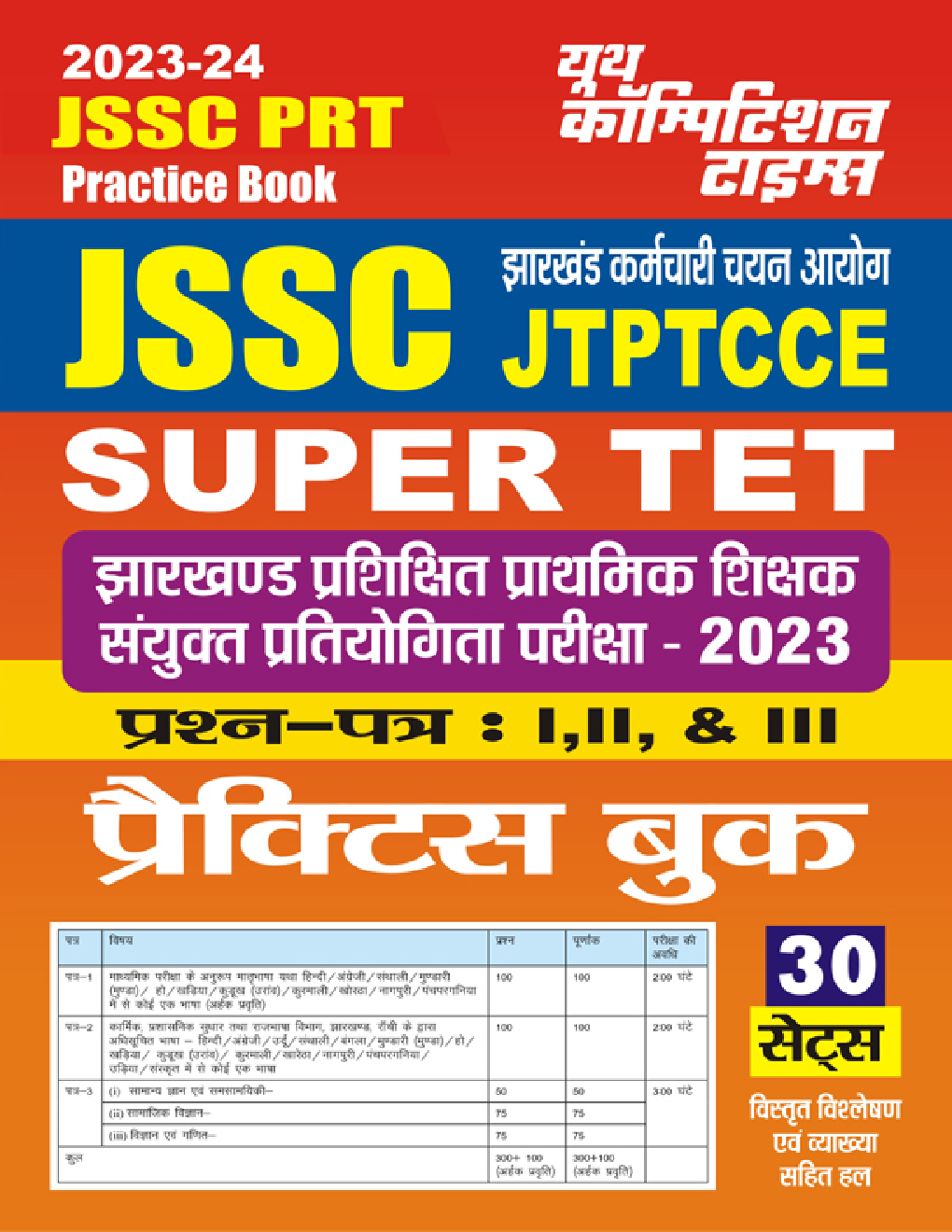 JSSC PRT Super TET झारखण्ड कर्मचारी चयन आयोग प्रैक्टिस बुक 2023-24 - Page 1