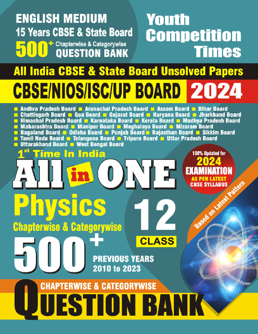 CBSE/NIOS/ISC/UP Board Unsolved Papers Class-12th Physics Chapterwise & Categorywise Question Bank 2023-24 - Page 1
